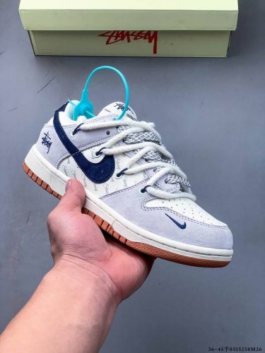 Real Half Size Nike Sb Dunk Low Pro Classic All-Match Casual Skateboard Shoes 05