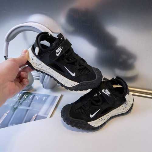 Nike Tire Sole Children's Velcro Sandals 2025 Nike Summer New Arrival Tire Sole