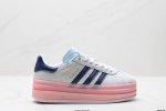Authentic Adidas Gazelle Bold W Low-Top Retro Versatile Casual Sports Sneakers.