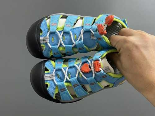 Overseas Edition Keen Stream-Crossing Children's Sandals With Magic Tape At The