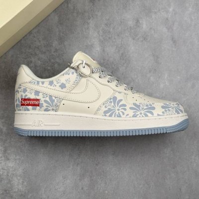 Local Core Private Nike Air Force 1'07 Low Supreme Joint Blue And White Air Forc