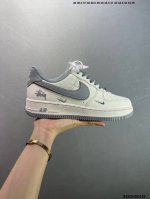 Corporate Nike Air Force 1 07 Low Stussy Co-Branded Blue Line Nike Hook Air Forc