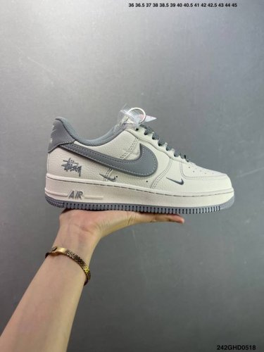 Corporate Nike Air Force 1 07 Low Stussy Co-Branded Blue Line Nike Hook Air Forc