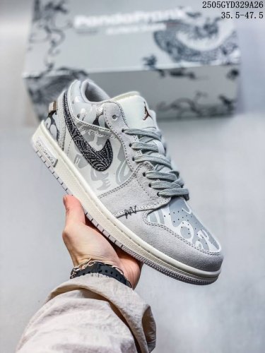 air Jordan Aj1 Low Panda Prank Series - Youlongzeling Reaches Perfection The