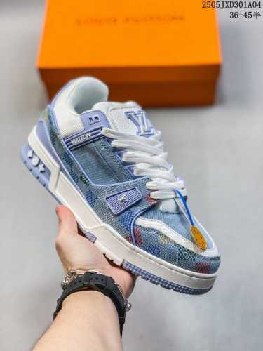 Louis Vuitton Guangdong Original, Featuring A Leather Upper, Fully Lined With La