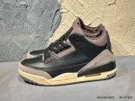 New Product Launch Real Shot Air Jordan 3 Aj3 Jordan 3 Basketball Shoes Black An