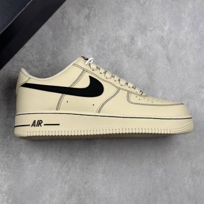 Local Core Private Nike Air Force 1 Low Beige Black Air Force One Low-Top Casual