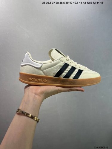 Adidas Originals Gazelle Indoor Retro Three-Stripe Slip-Resistant Transparent Ru