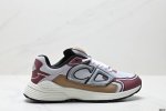 Genuine Dior B30 Mesh Fabric Thick-Soled Lace-Up Casual Low-Top Sports Shoes For