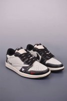 fragment X Travis Scott X Kaws Air Jordan 1 Low Three-Party Joint Inverted Ho