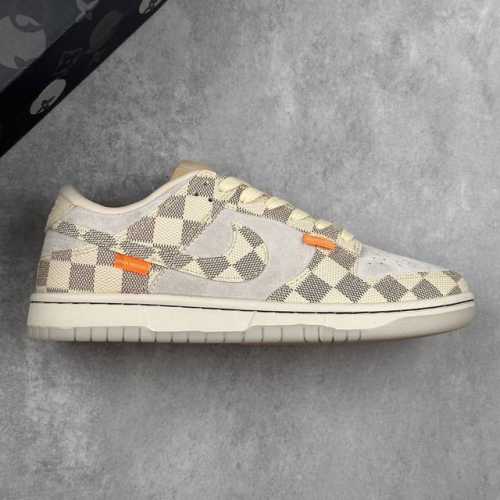 Local Core Private Nk Sb Dunk Low Lv Joint Beige Gray Denim Anniversary High-End