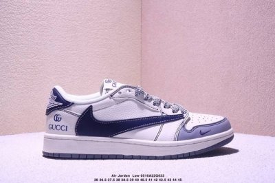 Corporate-Level Fashion Elements X Jordan Air Jordan Low Inverted Hook White And