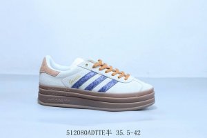 adidas Adidas Gazelle Bold Low-Top Wear-Resistant Thick-Soled Height-Enhancin