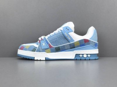 Channel Advantage! Counter Version: Louis Vuitton Lv Trainer Low-Top Casual Snea