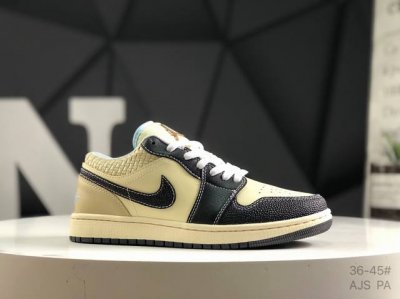 Authentic Label With Half Size Nike Air Jordan 1 Low Aj1 Low-Top Casual Sneakers