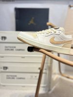 Company-Level First-Layer Leather Jordan Air Jordan 1 Low Aj1 Low-Top Series Bas