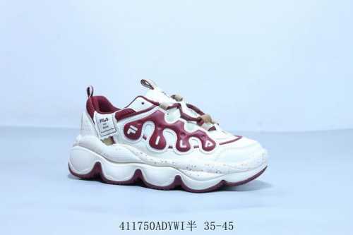 Fila Fila Mars Shoes New Pea Thick Bottom Heightening Sports Shoes Retro All-Mat