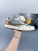 Company-Grade Travis Scott X Fragment Design X Jordan Air Jordan 1 Low Og Sp Mul