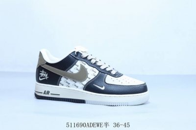 Nike Air Force 1 Af1 Nike Low-Top Air Force One Casual Sneakers Stussy Item Numb