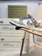 Nike Sb Dunk Low Gucci Collaboration Anniversary Premium Custom Low-Top Casual S
