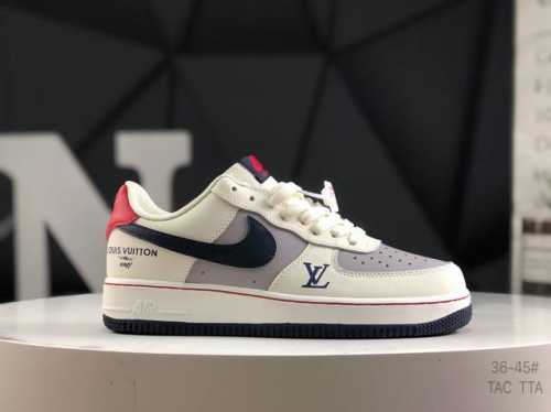 Authentic Half-Size Nike Air Force 7 Low Air Force One Low-Top Versatile Thick-S