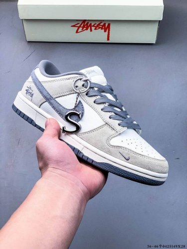 True Half Size! Nike Sb Dunk Low Pro Classic Versatile Casual Skateboard Shoes 0