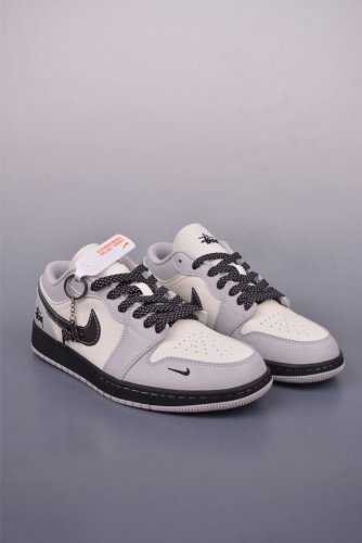 nike Jordan Air Jordan 1 Stussy Co-Branded Pure Original Factory Product High