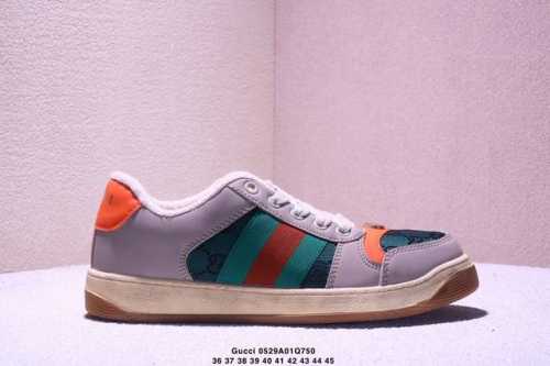 Genuine Label Gucci Distressed Screener Sneaker Nostalgic Version Original Old G