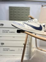 Company-Grade Top-Grain Leather Gucci X Jordan Air Jordan 1 Low Aj1 Low-Top Seri
