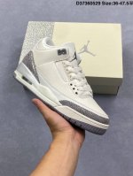 air Jordan 3 Retro Sail Metallic Silver Aj3 Jordan 3 Aj3 Jordan 3 Metallic Si