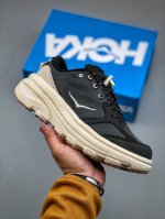 Hoka One One Bondi B3 Ls Sports Comfort Low-Top Running Shoes, Unisex Hoka One O