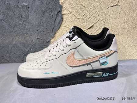 nike Air Force 1 Low White And Gray Edges, Original Last And Original Cardboa - Click Image to Close