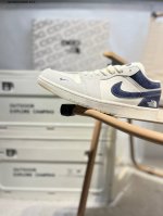 Company-Grade Top-Grain Leather North Face X Jordan Air Jordan 1 Low Aj1 Low-Top