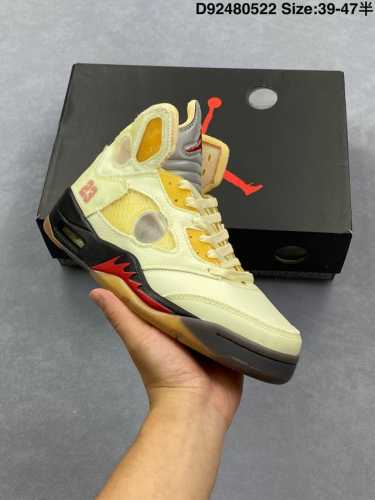 Corporate-Level Nike Air Jordan 5 Retro Low Michael Jordan Aj5 Shock-Absorbing A