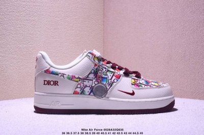 Overseas Limited Sale Company-Level Nike Air Force 1 '07 Low Dior Joint Colorful