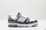 Genuine Brand New Lv Louis Vuitton Trainer Sneaker Low Casual Sports Culture All
