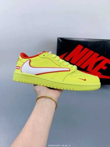Jordan Air Jordan 1 Low Og Aj1 Reverse Swoosh Collaboration Casual Basketball Sh