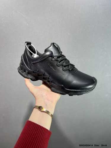 Corporate-Level Ecco Men's Sports Shoes, Genuine Leather, Breathable, Casual And