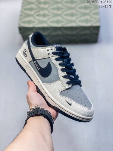 Overseas Hit Limited Sale! High-End Custom Nike Sb Dunk Low Gucci Joint --- Crea