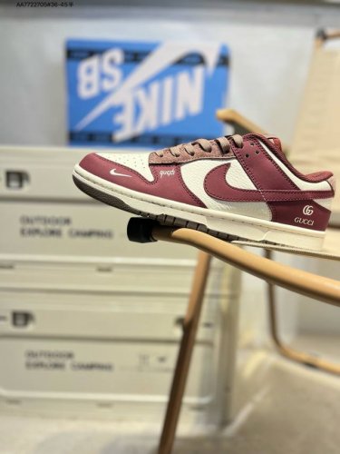 Nike Sb Dunk Low "Gucci Joint" Anniversary High-End Custom Low-Top Casual Shoes