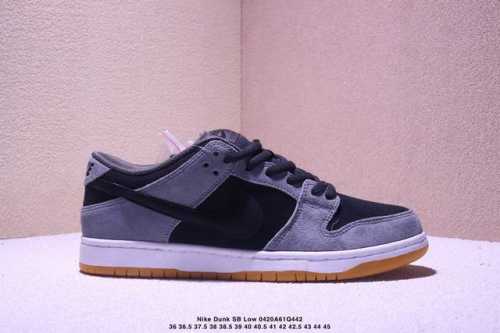 Nike Dunk Sb Low "Dark Smoke Grey" Comfortable And Versatile Non-Slip Wear-Resis