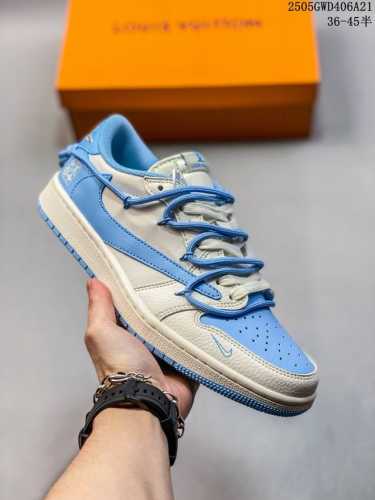 Overseas Hit Limited Sale Travis Scott X Fragment Design X Jordan Air Jordan 1 L