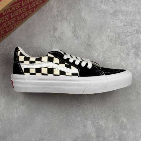 Local Core Private Vans Sk8-Low Classic Black And White Checkered Low-Top Casual - Click Image to Close