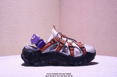 Company-Grade Fila Fusion Bianco San Casual Versatile Anti-Slip Durable Beach Sa