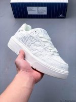 Corporate Mlb Chunky Liner Thick-Soled Casual Running Shoes Ny Printed Cowhide M