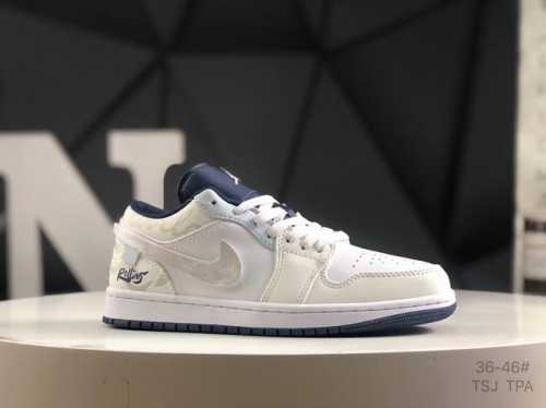 First-Layer With Half Sizes Nike Jordan Air Jordan 1 Low Aj1 Low-Top Series Bask