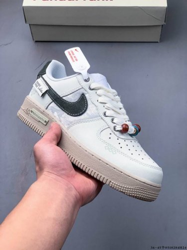 Second Layer Genuine Nike Air Force 1 Low Air Force One Low-Top Classic Versatil