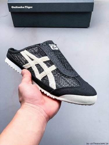 Asics Mexico 66 Slip-On Onitsuka Tiger Series Breathable Mesh Casual Half-Slip 0