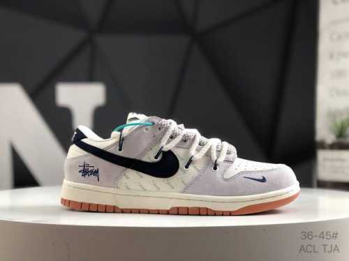 Real Label With Half Size Nike Sb Dunk Low Low-Top Casual Sneakers With Custom S