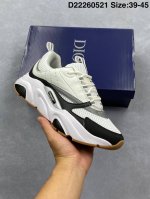 dior B30 Mesh Fabric Thick Sole Lace-Up Casual Low-Top Sneaker, Unisex Dad Sh